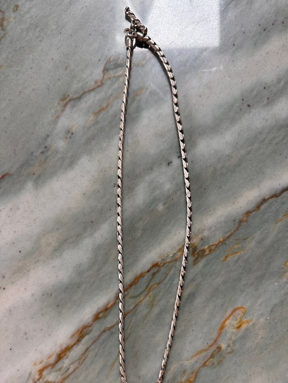 Lois Hill Sterling Silver Woven Foxtail Filigree Pendant Necklace